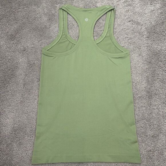 Lululemon Swiftly Tech Racerback 2.0 Tank Top 4 Vista Green Gym Running Workout - Picture 5 of 7